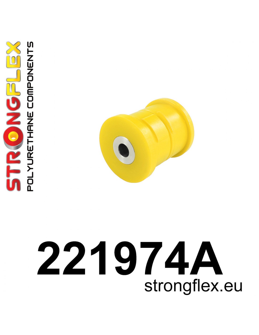 Strongflex Volkswagen Transporter / T5 / T6 Draagarmrubber achter onder - buitenzijde SPORT – 221974A 1 Strongflex Volkswagen Transporter / T5 / T6 Draagarmrubber achter onder - buitenzijde SPORT – 221974A