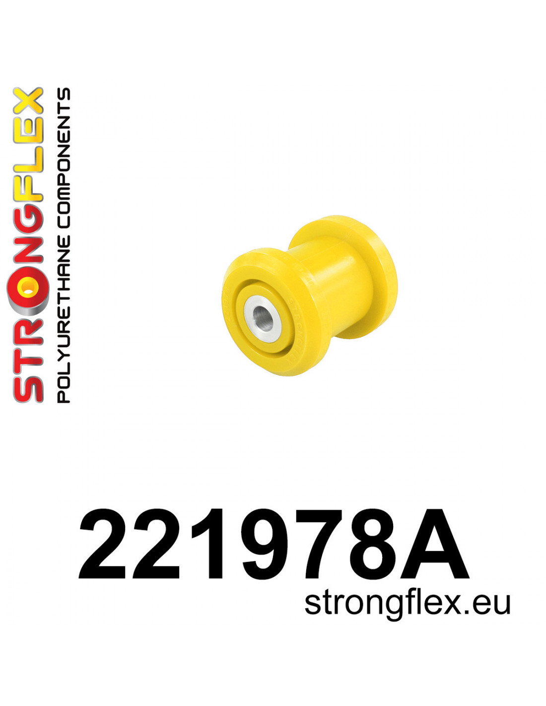 Strongflex Volkswagen Transporter / T5 / T6 Bevestigingsrubber voor achterste differentieel 4Motion - voor SPORT – 221978A 1 Strongflex Volkswagen Transporter / T5 / T6 Bevestigingsrubber voor achterste differentieel 4Motion - voor SPORT – 221978A