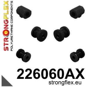Strongflex Audi / Volkswagen Vooras draagarm/veerbein binnenste rubber SPORT ZWART – 221234AX