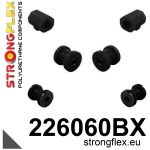 Strongflex Audi / Volkswagen Vooras draagarm/veerbein binnenste rubber SPORT ZWART – 221234AX
