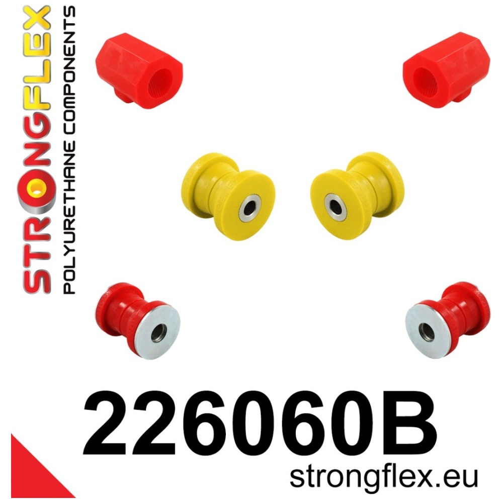 Strongflex Audi / Volkswagen Polyurethaan rubberset vooras – 226060B