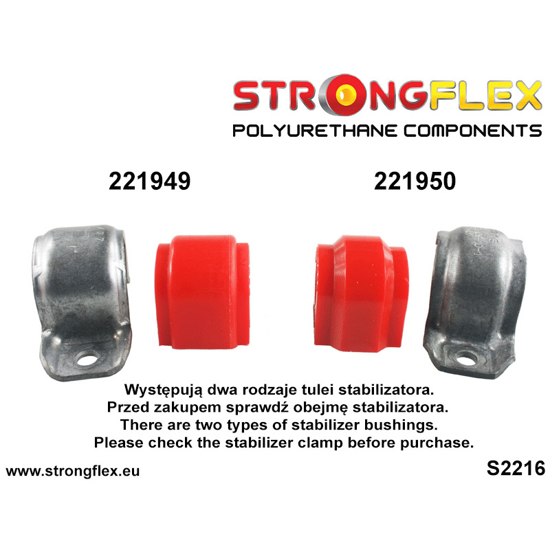 Strongflex Audi / Volkswagen Polyurethaan rubberset voor- en achteras ZWART – 226228BX 3 Strongflex Audi / Volkswagen Polyurethaan rubberset voor- en achteras ZWART – 226228BX – Bild 3