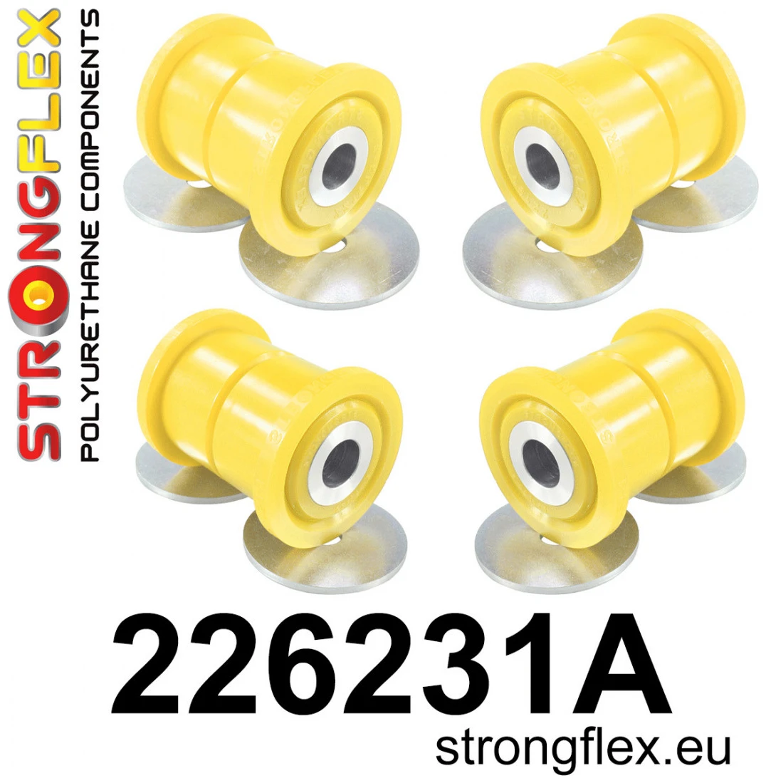 Strongflex Volkswagen Passat / CC Achterste subframe rubbers SPORT – 226231A 1 Strongflex Volkswagen Passat / CC Achterste subframe rubbers SPORT – 226231A