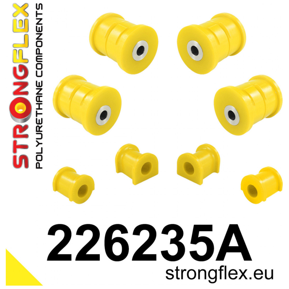 Strongflex Volkswagen Transporter / T5 / T6 Achteras rubberset SPORT – 226235A