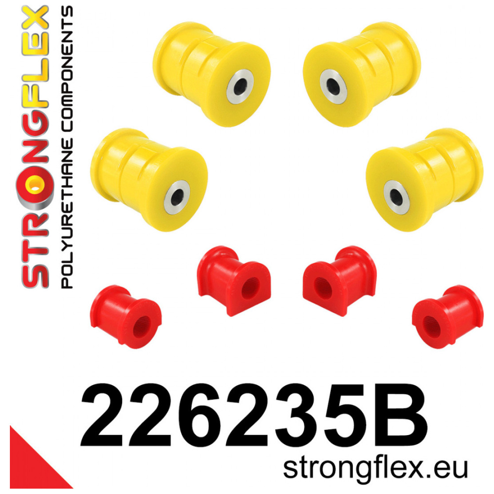 Strongflex Volkswagen Transporter / T5 / T6 Buchsensatz Hinterachse – 226235B