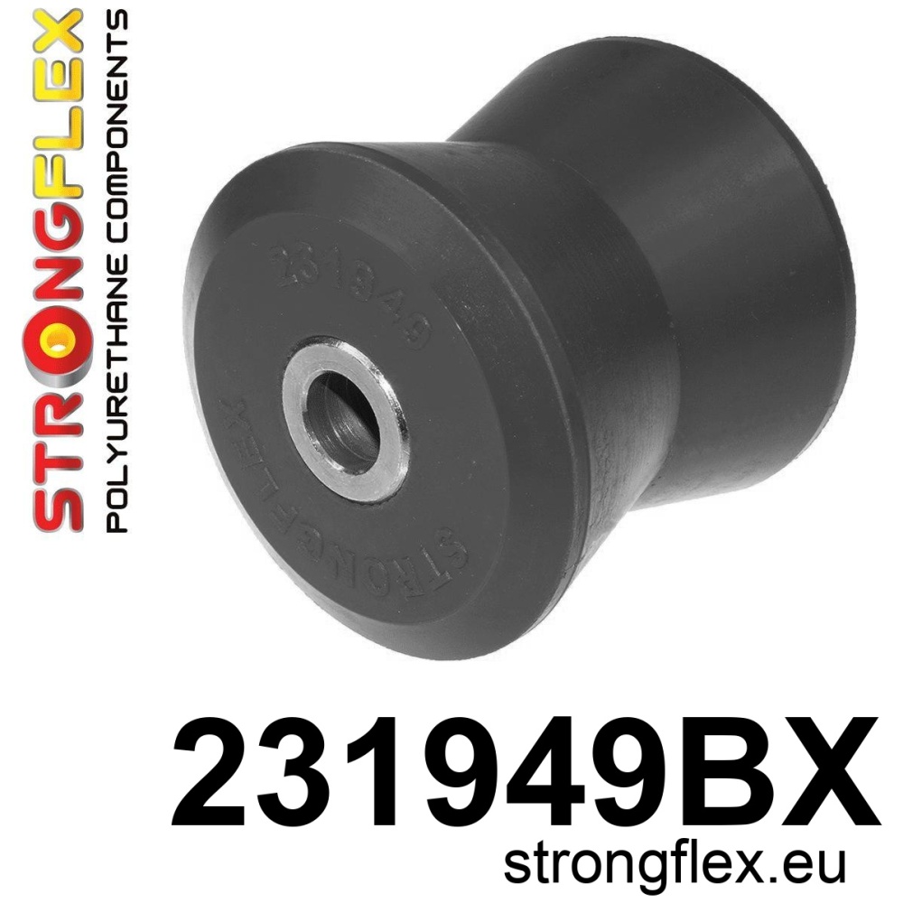 Strongflex Volvo 940 / 960 Achteras achterste trekstang- achterste rubber ZWART – 231949BX