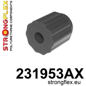 Strongflex Volvo 940 / 960 Achterasframe – voorste rubber SPORT ZWART – 231953AX