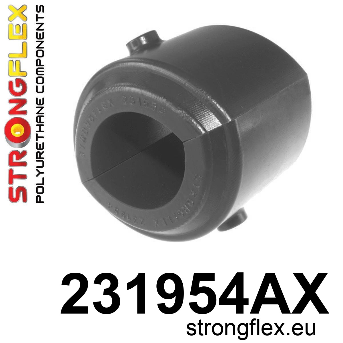 Strongflex Volvo 940 / 960 Achterasrubber SPORT ZWART – 231954AX 1 Strongflex Volvo 940 / 960 Achterasrubber SPORT ZWART – 231954AX
