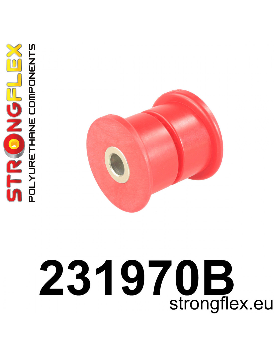 Strongflex Volvo S60 / S80 / V70 Motorsteunrubber voor onder – 231970B 1 Strongflex Volvo S60 / S80 / V70 Motorsteunrubber voor onder – 231970B