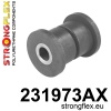 Strongflex Volvo S60 / S80 / V70 Motorsteunrubber voor boven – achter SPORT ZWART – 231973AX