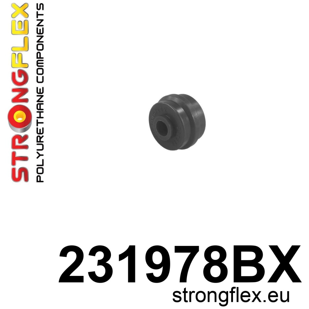 Strongflex Volvo 240 Rubber voorste koppelstang ZWART – 231978BX