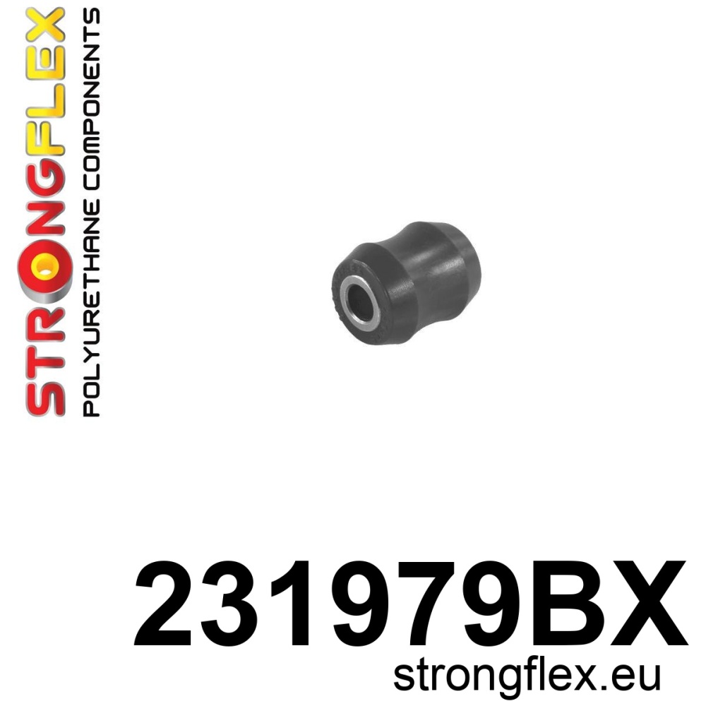Strongflex Volvo 240 Rubber voorste koppelstang ZWART – 231979BX