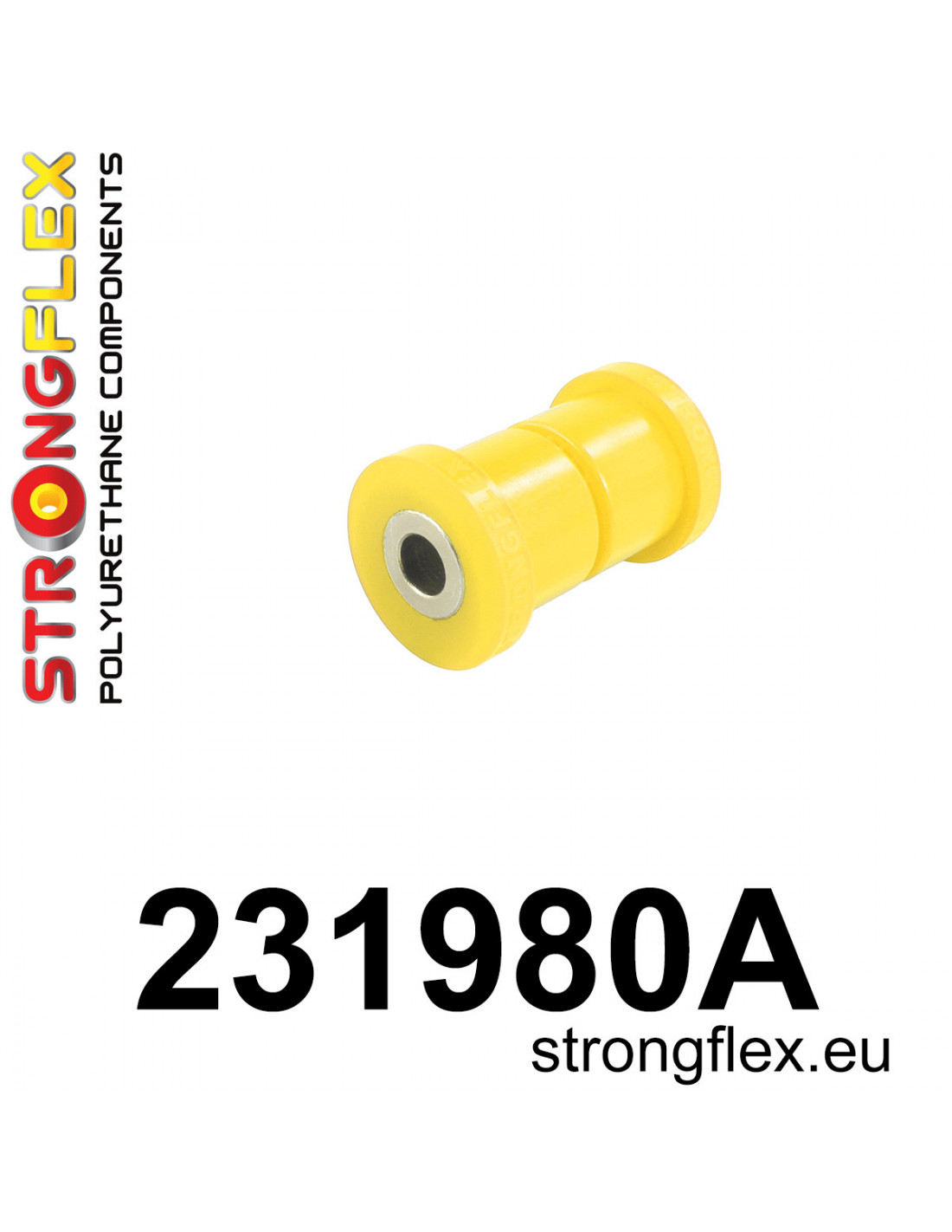 Strongflex Volvo 240 Vooras draagarm rubber voor SPORT – 231980A 1 Strongflex Volvo 240 Vooras draagarm rubber voor SPORT – 231980A