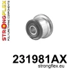 Strongflex Volvo 240 Vooras draagarm achterste rubber SPORT ZWART – 231981AX