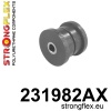 Strongflex Volvo 240 Achteras achterste trekstang rubber 48mm SPORT ZWART – 231982AX