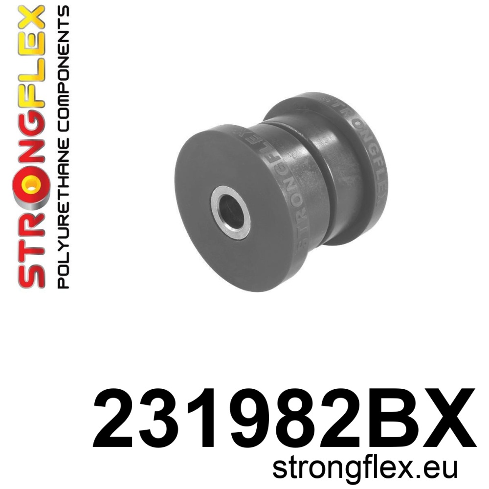Strongflex Volvo 240 Achteras achterste trekstang rubber 48mm ZWART – 231982BX