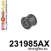 Strongflex Volvo 240 Rubber panhardstang – aan aandrijfas SPORT ZWART – 231985AX