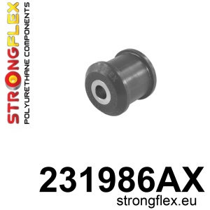 Strongflex Volvo 240 Rubber panhardstang – naar carrosserie SPORT ZWART – 231986AX