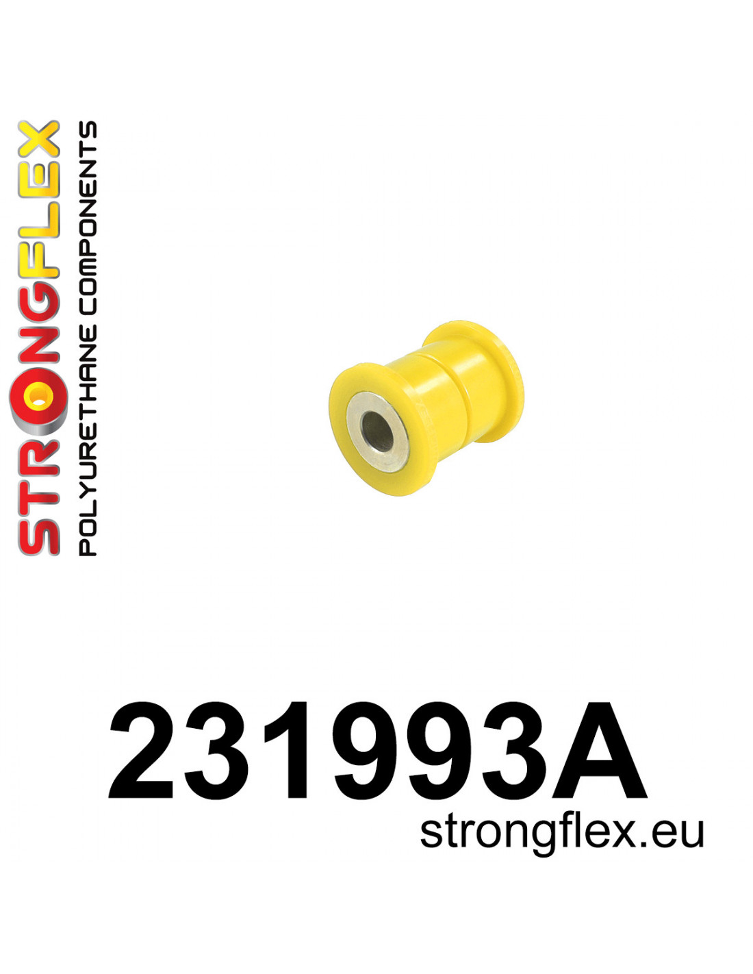 Strongflex Volvo 960 Achterste onderste draagarm rubber – binnenzijde SPORT – 231993A 1 Strongflex Volvo 960 Achterste onderste draagarm rubber – binnenzijde SPORT – 231993A