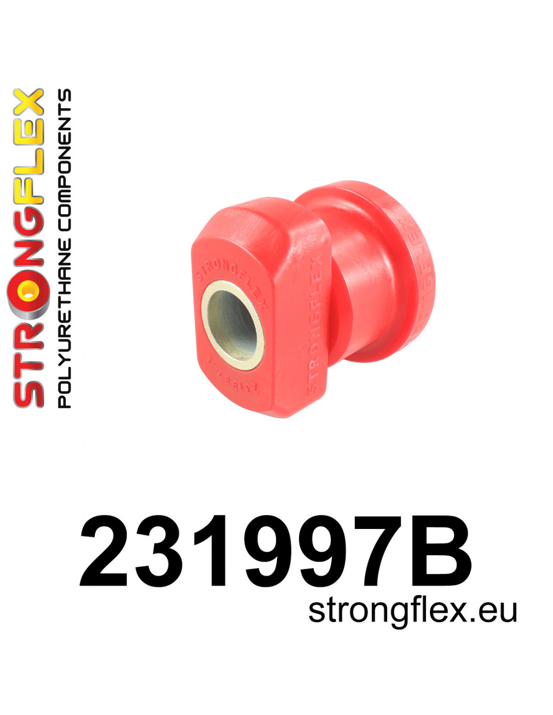 Strongflex Volvo 960 Achteras-subframe rubber achter – 231997B 1 Strongflex Volvo 960 Achteras-subframe rubber achter – 231997B