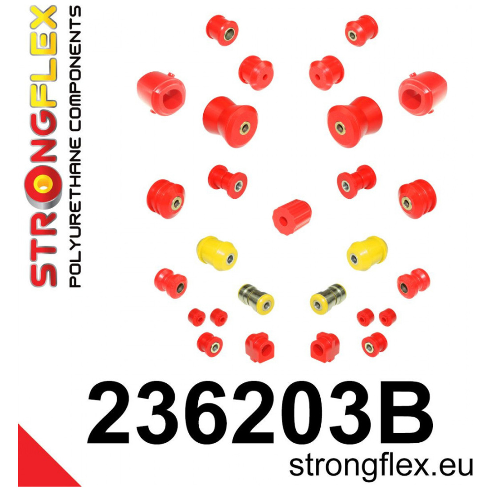 Strongflex Volvo 940 / 960 Complete onderstels rubbers – 236203B