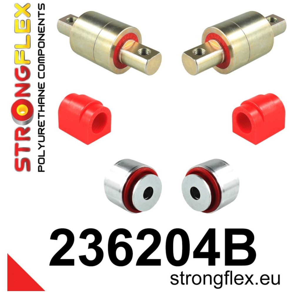 Strongflex Volvo S60 / S80 / V70 Buchsensatz Vorderachse – 236204B