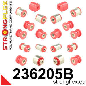 Strongflex Volvo S60 / S80 / V70 Achteras rubberset – 236205B