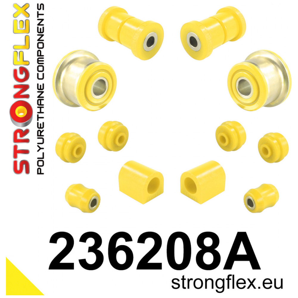 Strongflex Volvo 240 Front axle bush kit SPORT – 236208A