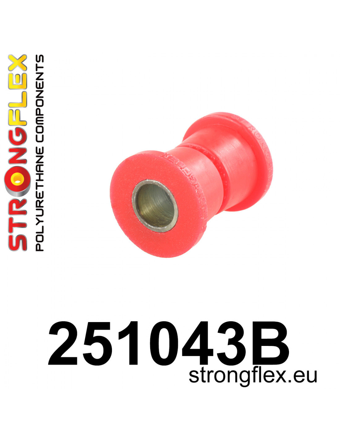 Strongflex Mini Classic Voorste draagarmrubber – 251043B 1 Strongflex Mini Classic Voorste draagarmrubber – 251043B