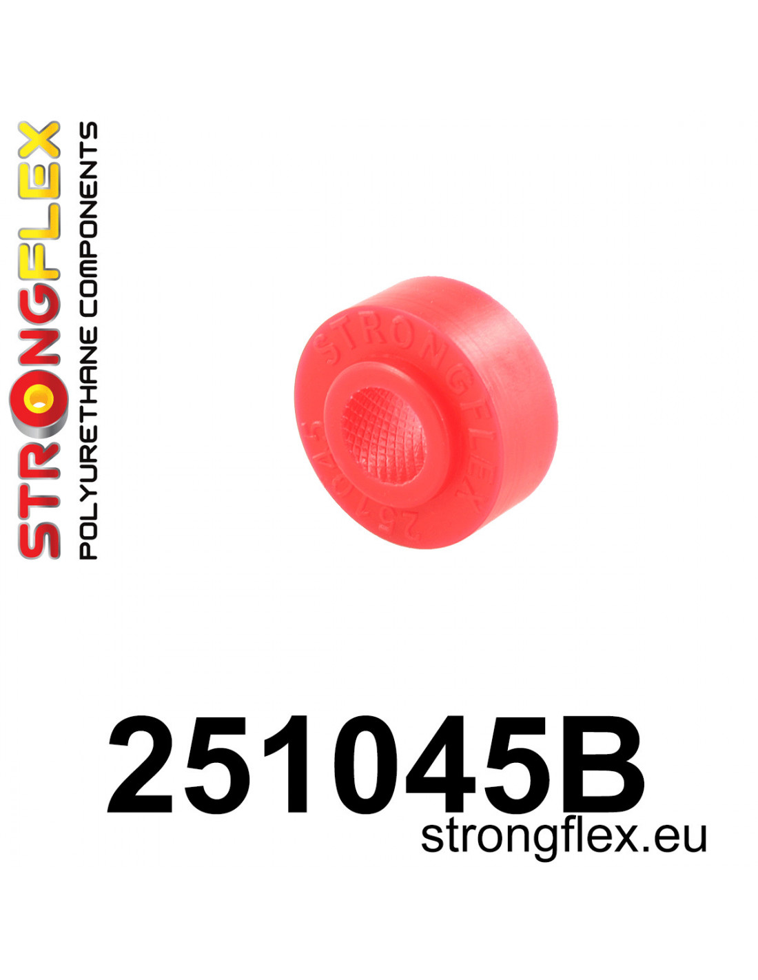 Strongflex Mini Classic Voorste onderste stangrubber – 251045B 1 Strongflex Mini Classic Voorste onderste stangrubber – 251045B