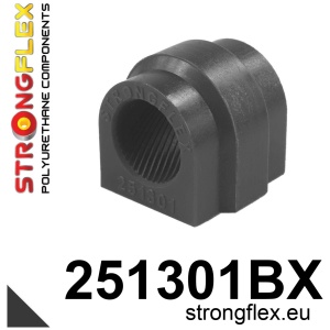 Strongflex Mini R50 / R52 / R53 Voorste stabilisatorrubber ZWART – 251301BX