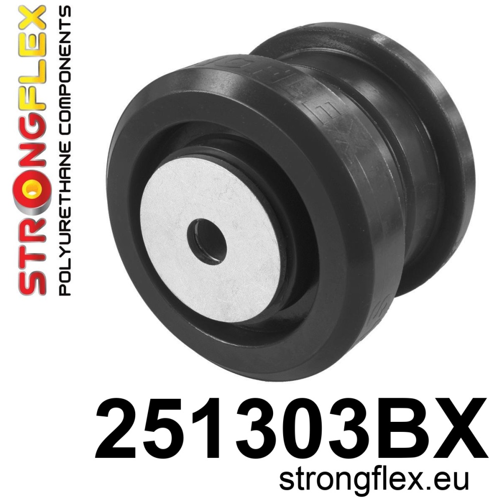 Strongflex Mini R50 / R52 / R53 Achterste langsdraagarm 80mm ZWART – 251303BX