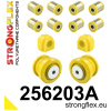 Strongflex Mini R50 / R52 / R53 Achterasrubbers set tot zu 05/2003 SPORT – 256203A