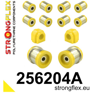 Strongflex Mini R50 / R52 / R53 Achterasrubbers set aus 05/2003 SPORT – 256204A