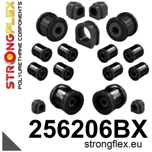 Strongflex Mini R50 / R52 / R53 Voorste draagarmrubber ZWART – 251300BX