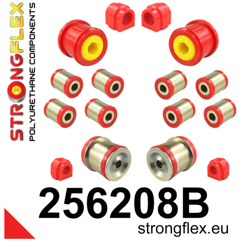 Strongflex Mini R55 / R56 / R57 Complete ophangrubberset – 256208B