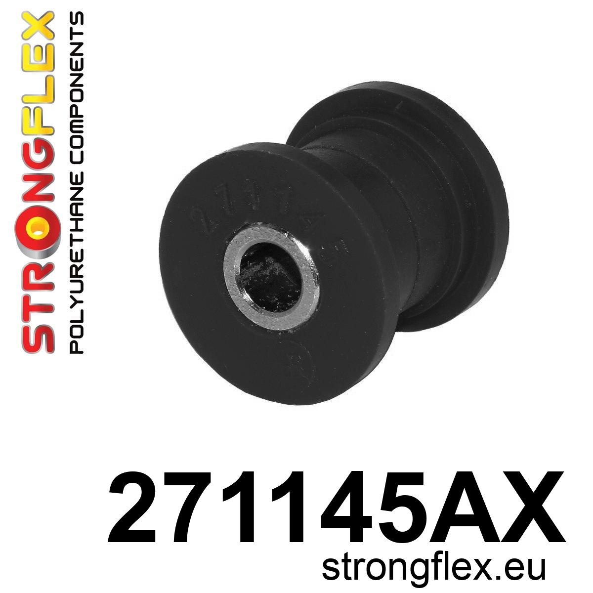 Strongflex Subaru Baja / Forester / Impreza Rubber voorste/achterste koppelstang SPORT ZWART – 271145AX 1 Strongflex Subaru Baja / Forester / Impreza Rubber voorste/achterste koppelstang SPORT ZWART – 271145AX