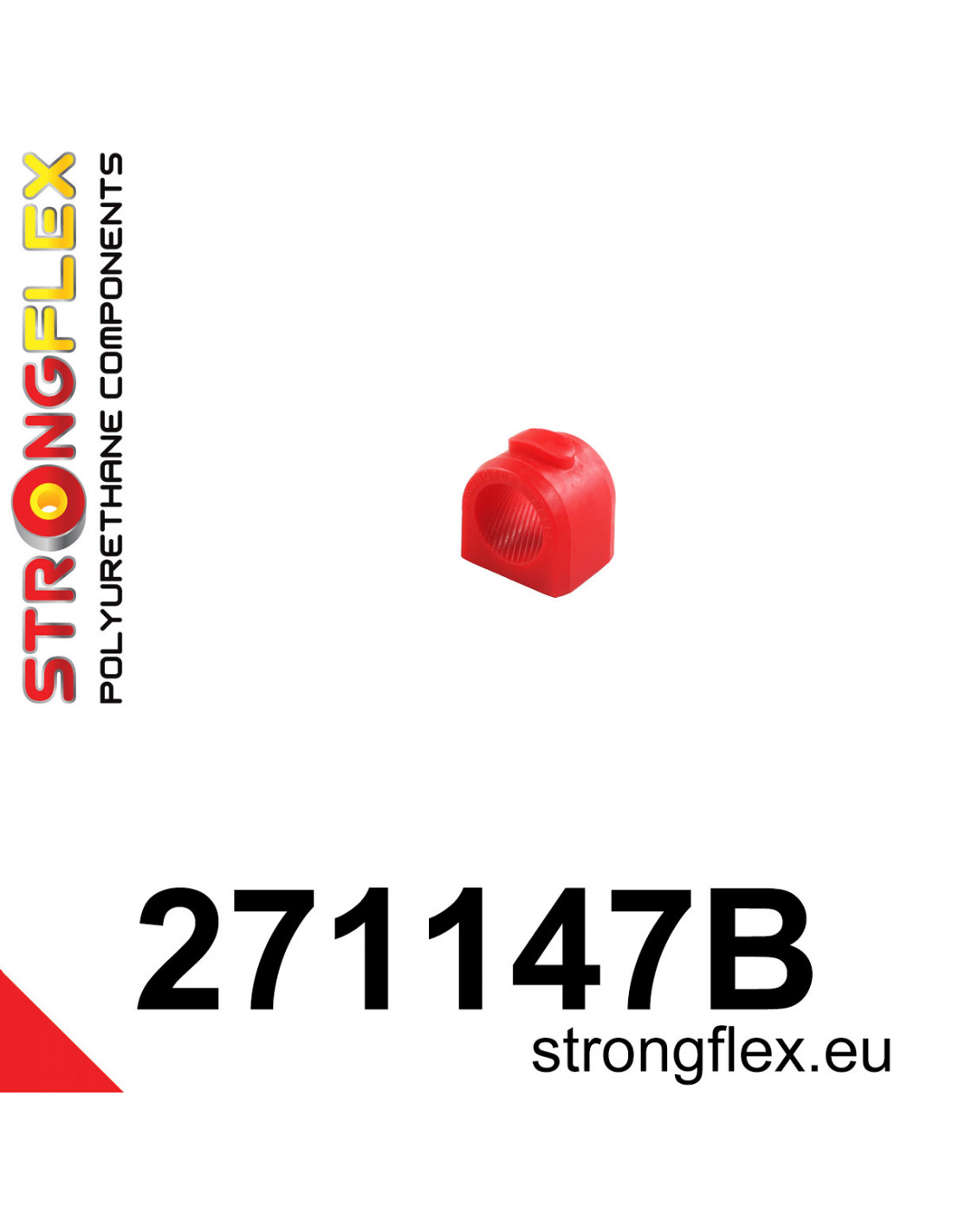 Strongflex Subaru Forester / Impreza / Legacy Voorste stabilisatorrubber 15-29mm – 271147B 1 Strongflex Subaru Forester / Impreza / Legacy Voorste stabilisatorrubber 15-29mm – 271147B