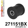 Strongflex Subaru Forester / Impreza / Legacy Achteras duwstang naar wielnaaf achterste rubber ZWART – 271151BX