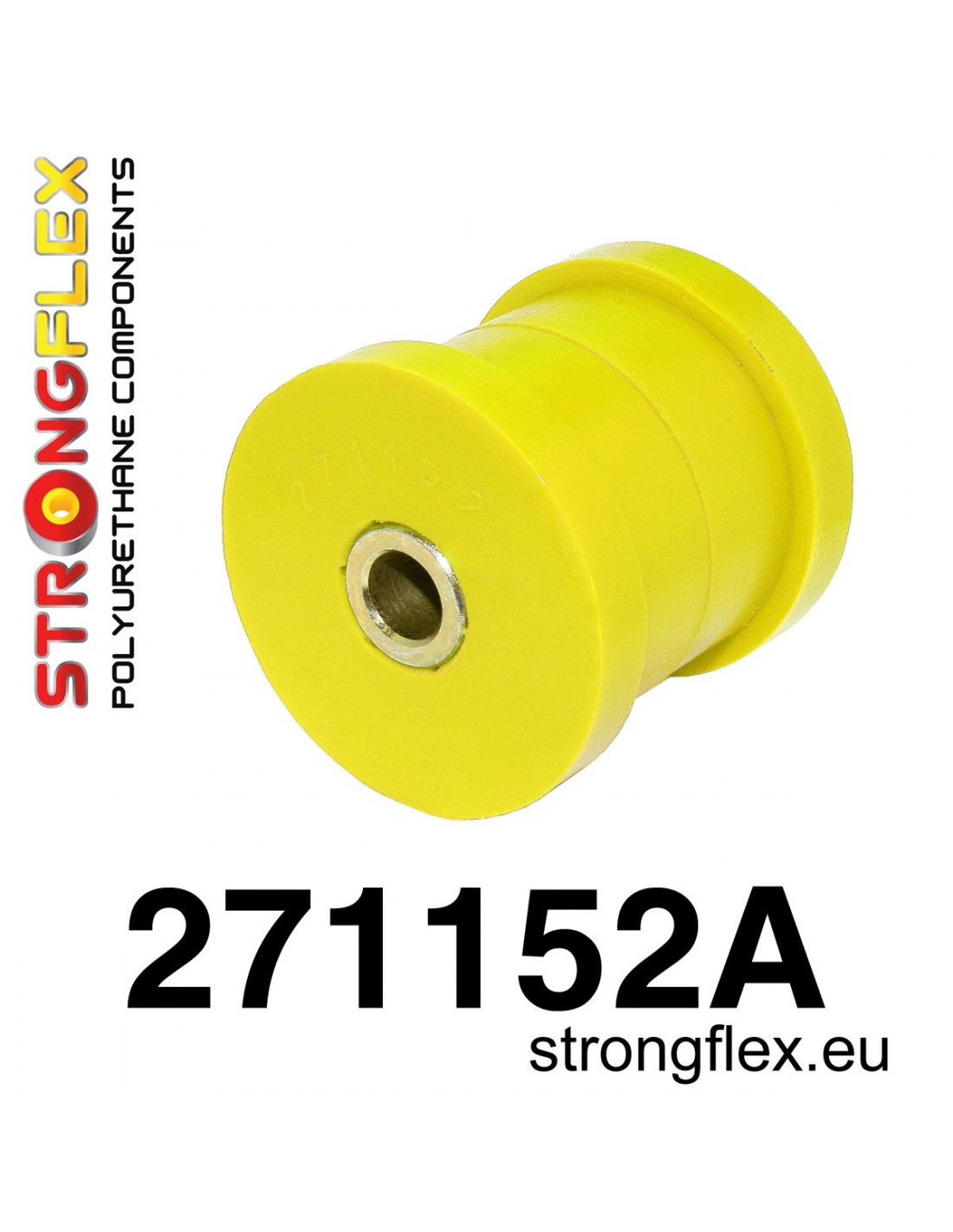 Strongflex Subaru Forester / Impreza / Legacy Achteras duwstang naar carrosserie voorste rubber SPORT – 271152A 1 Strongflex Subaru Forester / Impreza / Legacy Achteras duwstang naar carrosserie voorste rubber SPORT – 271152A