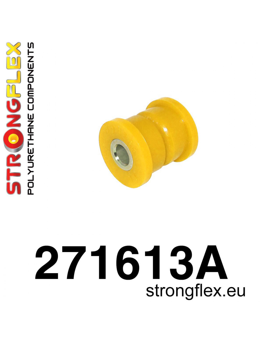 Strongflex Subaru / Toyota Achteras onderste draagarm binnenste rubber SPORT – 271613A 1 Strongflex Subaru / Toyota Achteras onderste draagarm binnenste rubber SPORT – 271613A