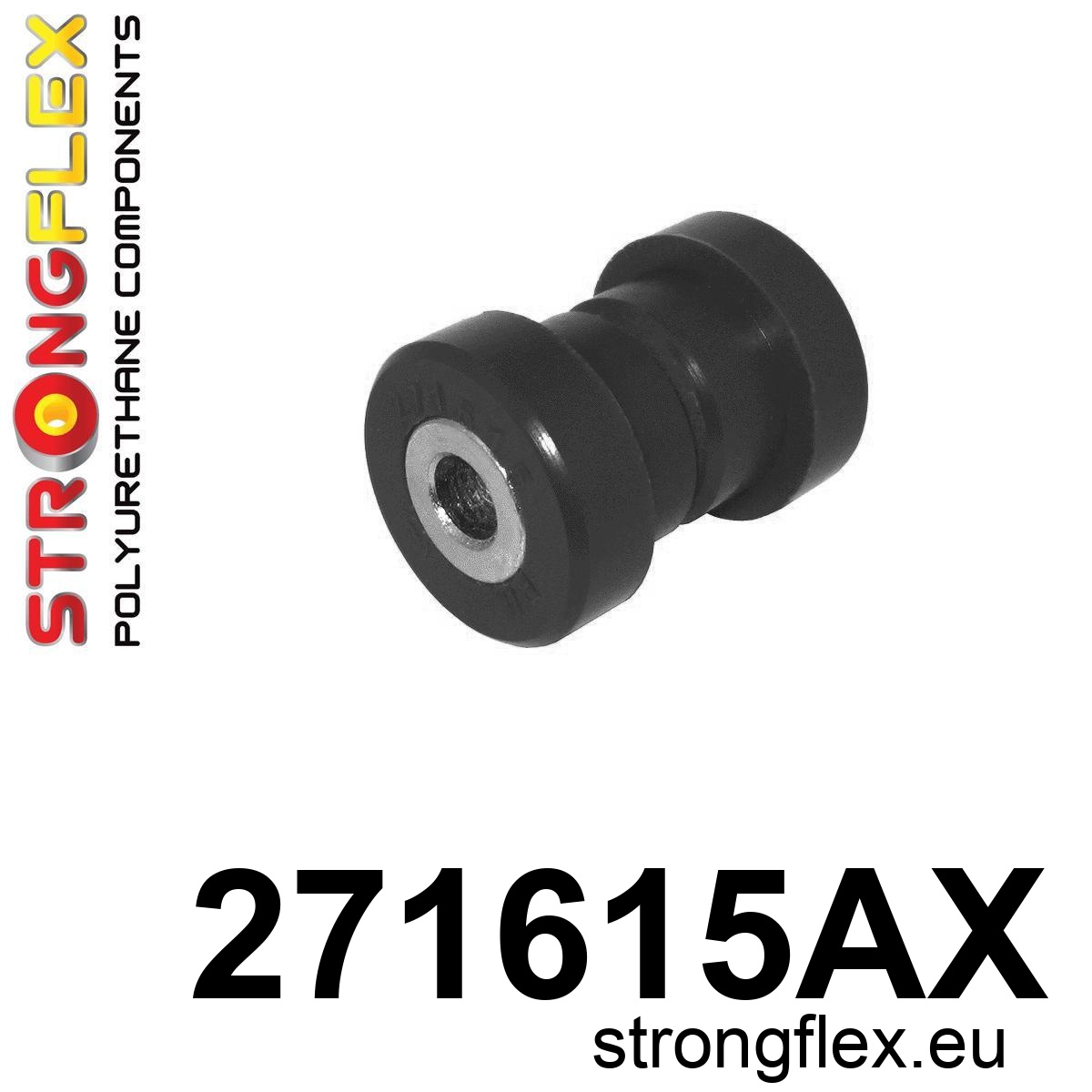 Strongflex Subaru / Toyota Achteras bovenste draagarm achterste rubber SPORT ZWART – 271615AX 1 Strongflex Subaru / Toyota Achteras bovenste draagarm achterste rubber SPORT ZWART – 271615AX