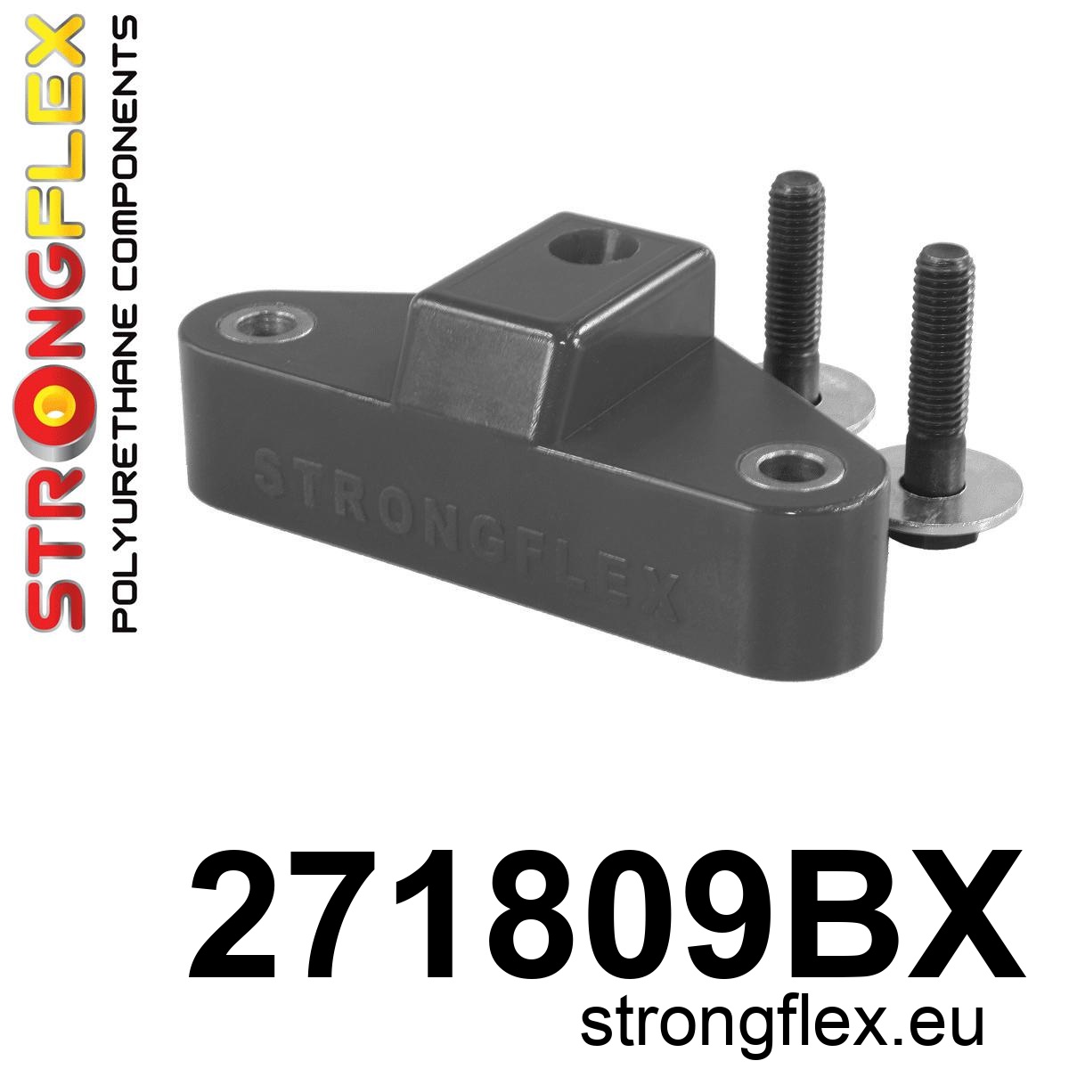 Strongflex Subaru Baja / Forester / Impreza Rubber versnellingspook stabilisatie ZWART – 271809BX 1 Strongflex Subaru Baja / Forester / Impreza Rubber versnellingspook stabilisatie ZWART – 271809BX