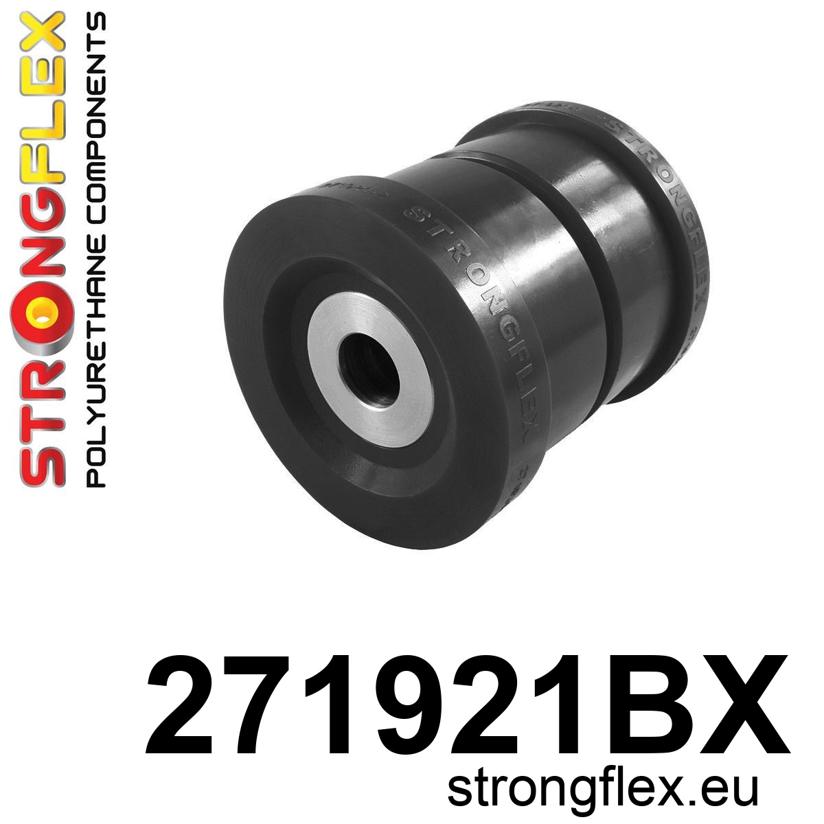 Strongflex Subaru Forester Achteras-subframe rubber achter ZWART – 271921BX 1 Strongflex Subaru Forester Achteras-subframe rubber achter ZWART – 271921BX