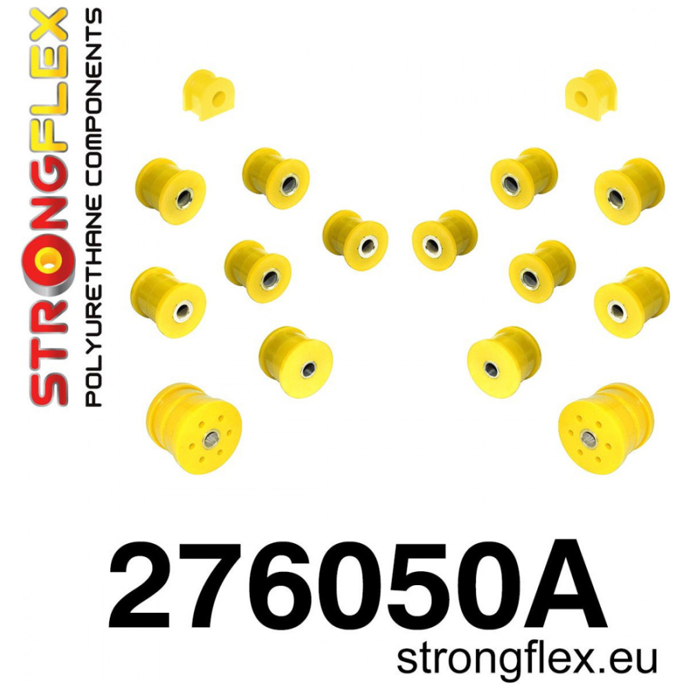 Strongflex Subaru Alcyone / SVX Polyurethaan rubberset achteras SPORT – 276050A