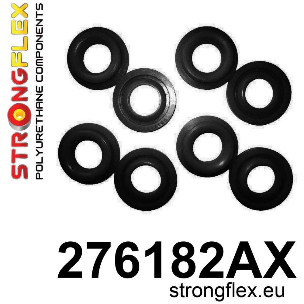 Strongflex Scion / Subaru / Toyota Befestigungssatz für Hinterachsträger-Einsätze SPORT SCHWARZ – 276182AX
