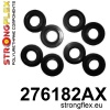 Strongflex Scion / Subaru / Toyota Montageset voor achterste subframeinzetstukken SPORT ZWART – 276182AX