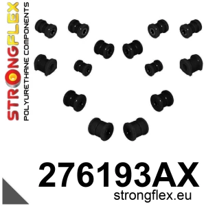 Strongflex Scion / Subaru / Toyota Achteras langsdraagarm voorste rubber SPORT ZWART – 271698AX