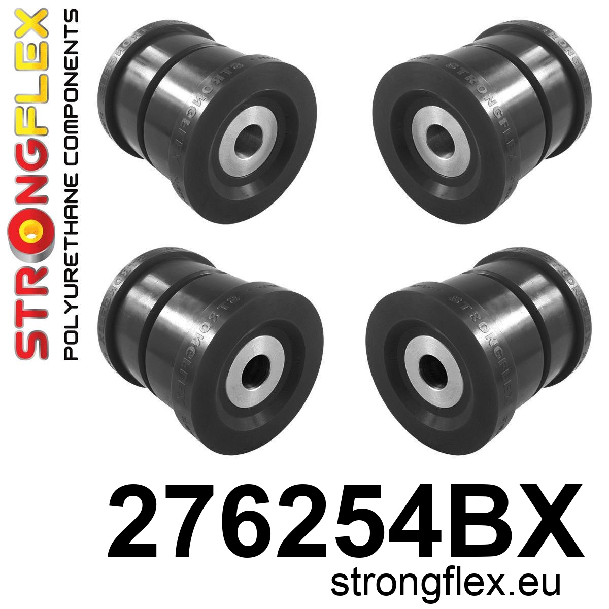 Strongflex Subaru Forester Rear subframe bush kit BLACK – 276254BX 2 Strongflex Subaru Forester Rear subframe bush kit BLACK – 276254BX