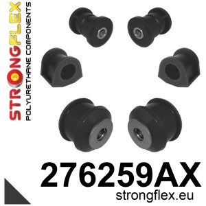 Strongflex Subaru Tribeca Voorste stabilisatorrubber 25mm SPORT ZWART – 271298AX
